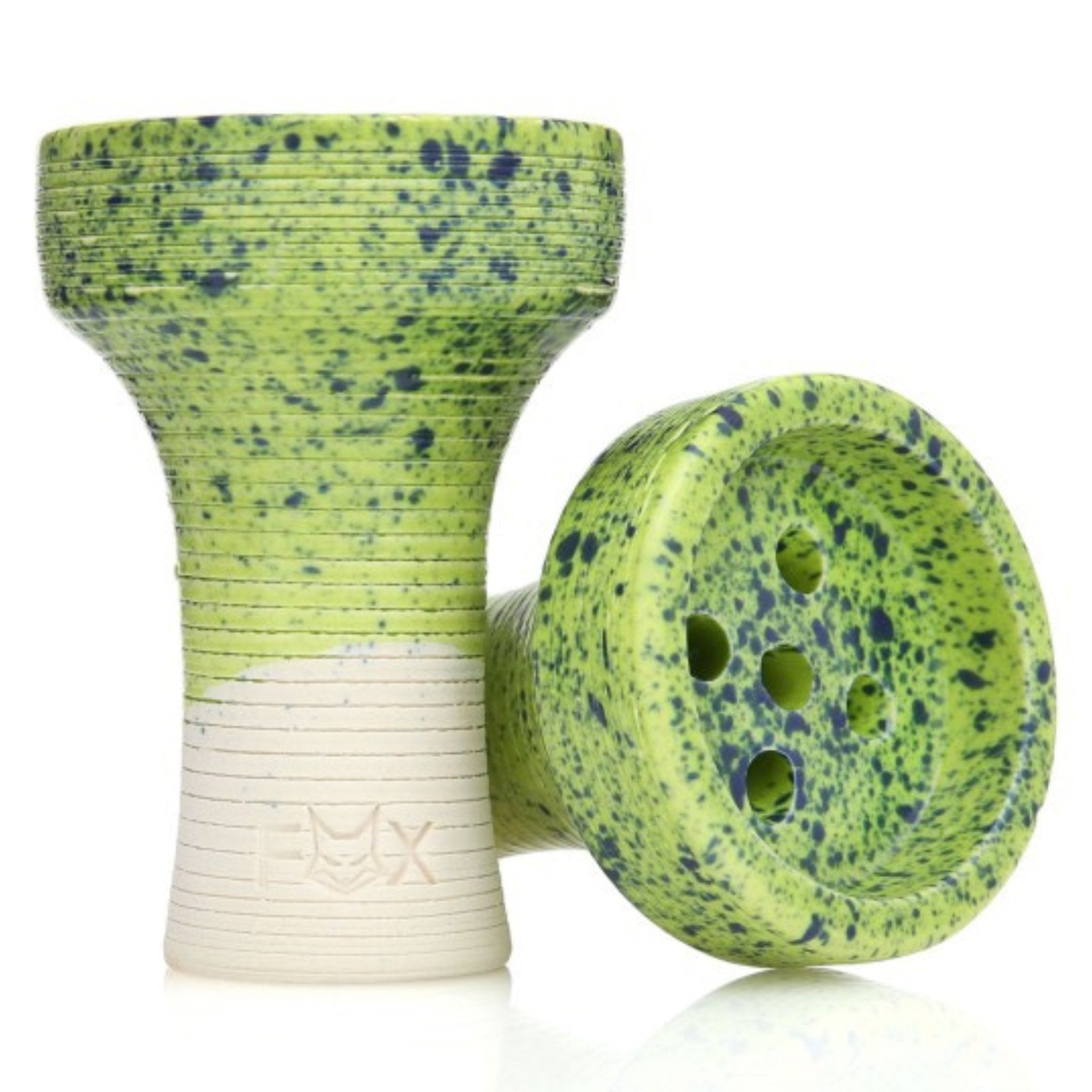 Green Fox Killer Bowl - Tall Hookah Bowl with Glazed Finish