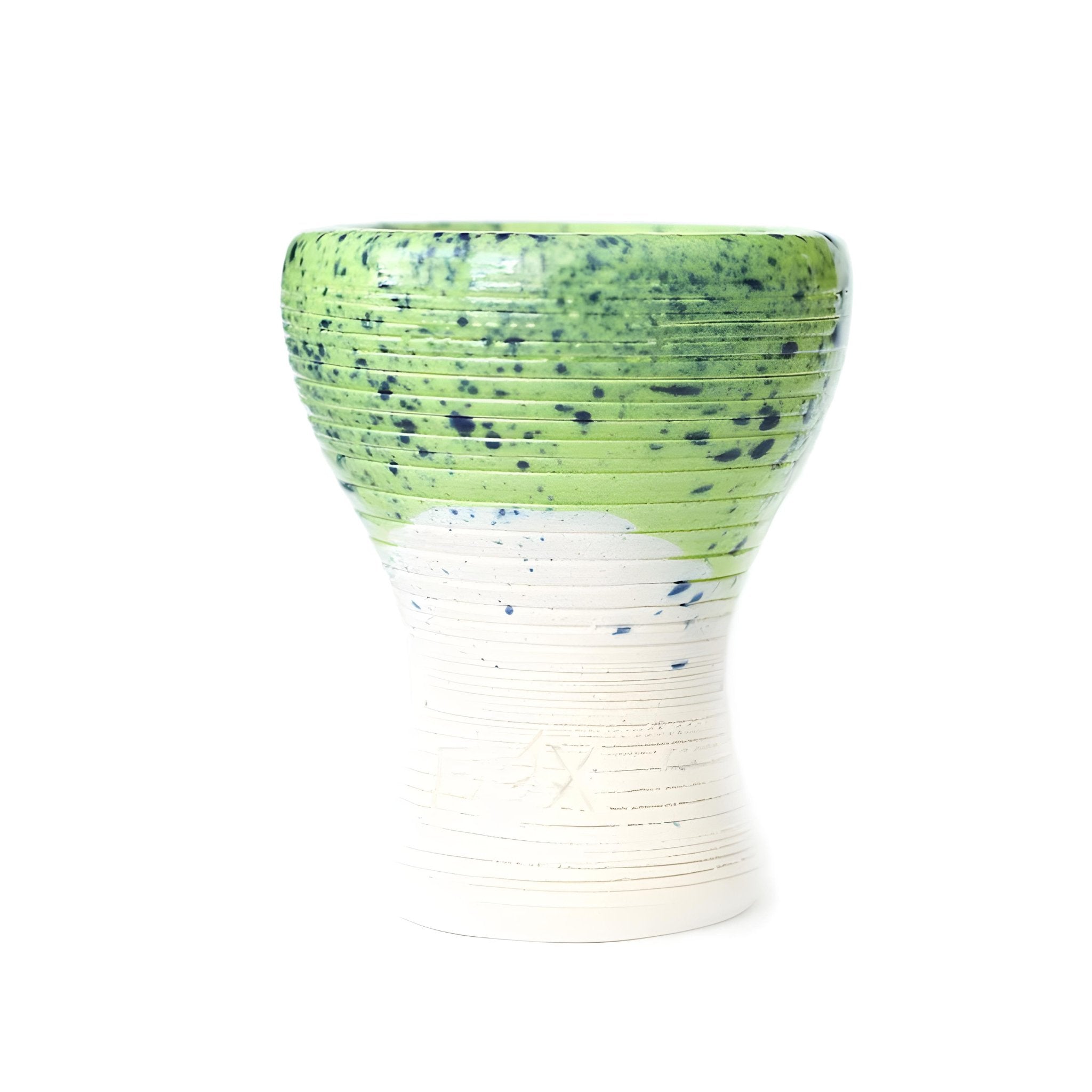 Green Fox Turkish Hookah Shisha Bowl with Thick Walls and Glazed Finish