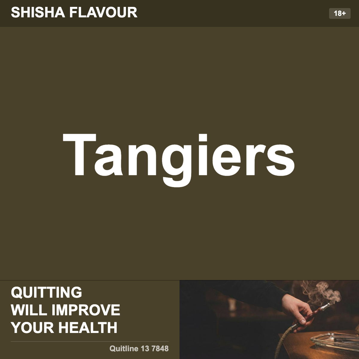 SHISHA FLAVOUR Tangiers Shisha Tobacco Flavour