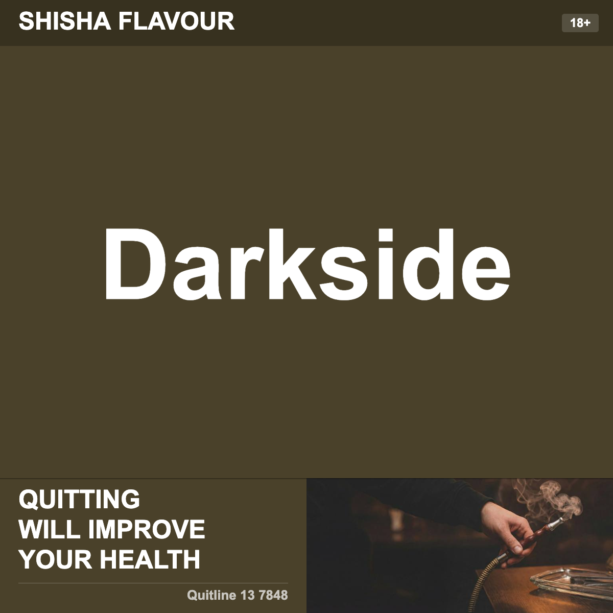 SHISHA FLAVOUR Darkside Shisha Tobacco Flavour