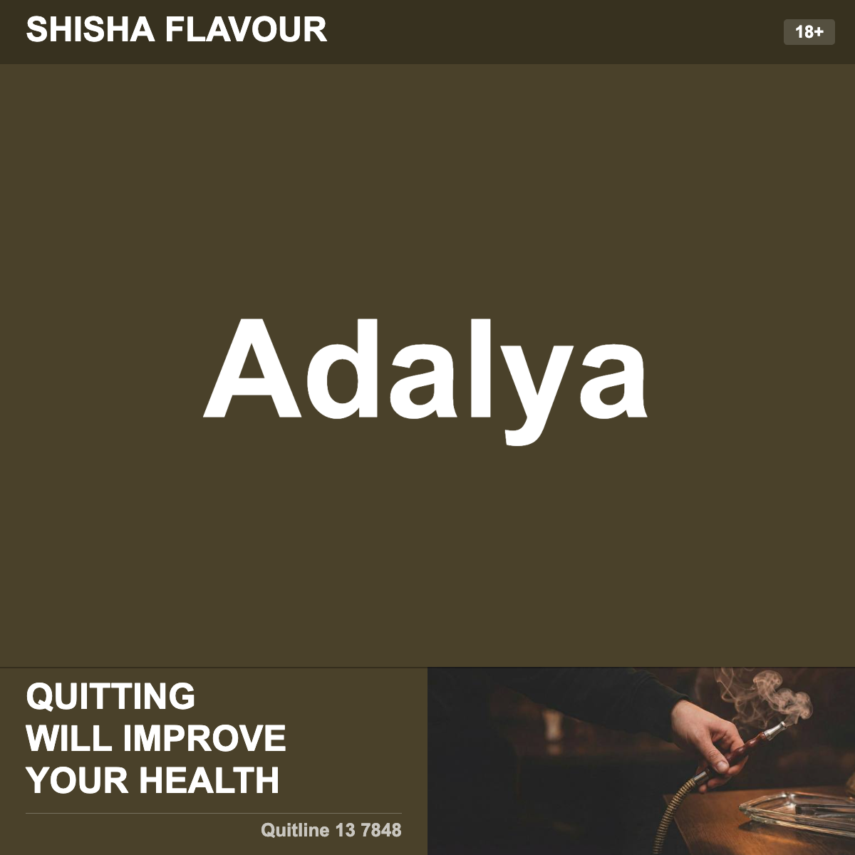 SHISHA FLAVOUR Adalya Shisha Tobacco Flavour
