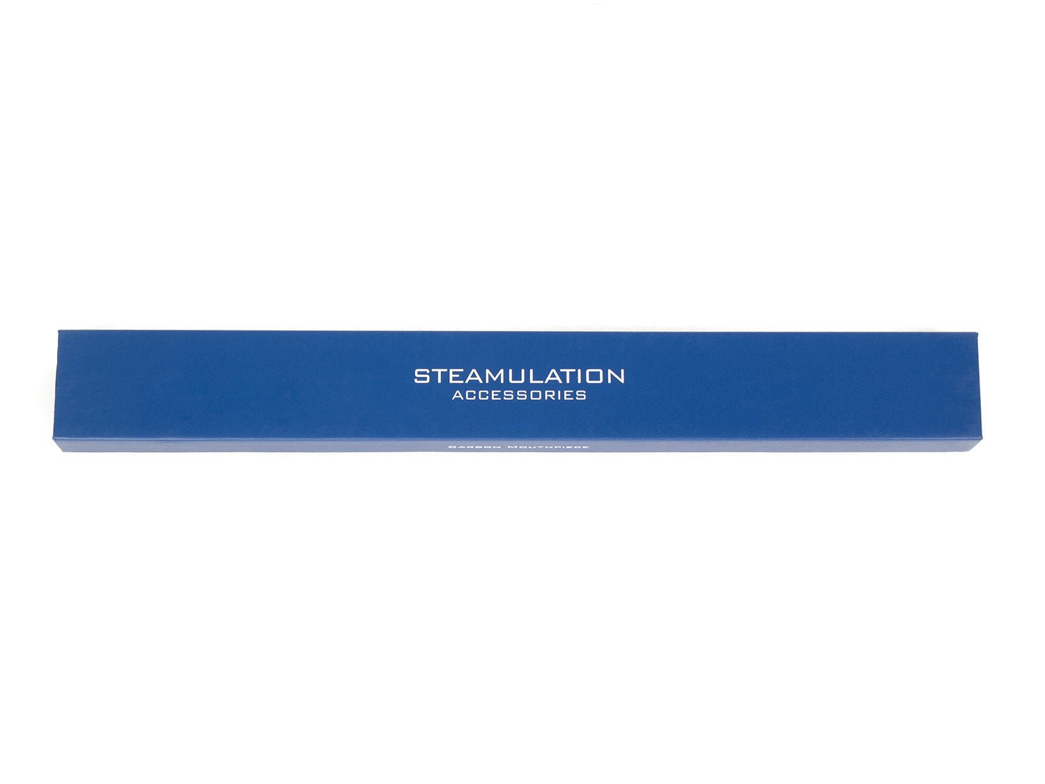 Steamulation Carbon Mouthpiece packaging box – closed view.
