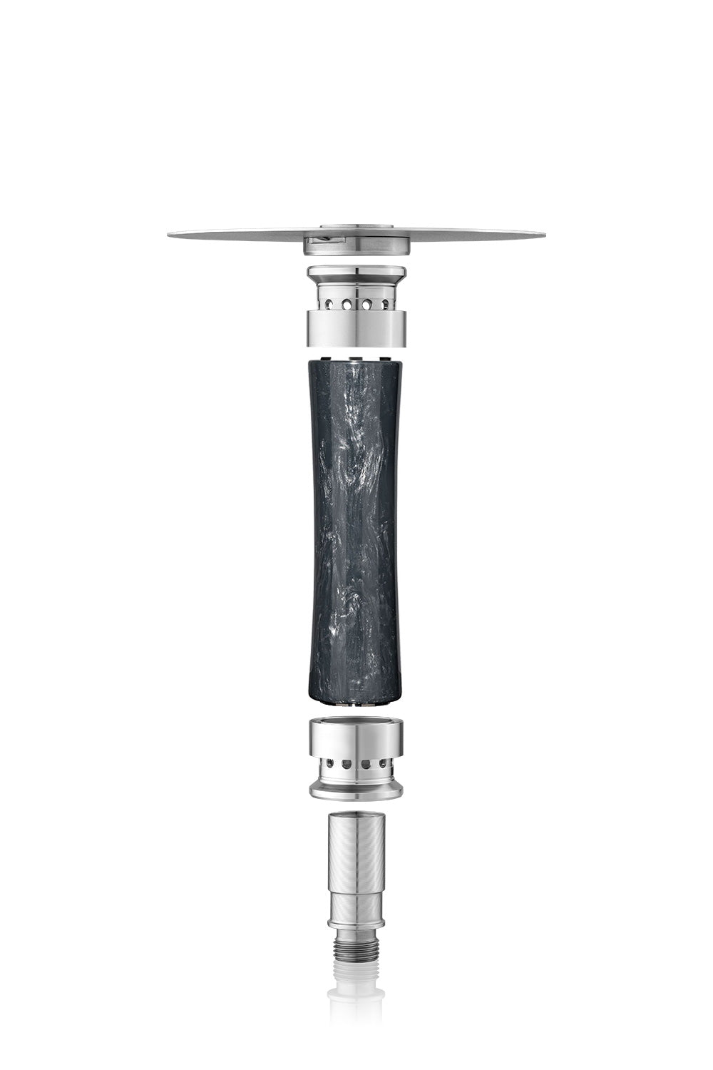 Steamulation X Blow Off Set in Epoxy Marble Black for Pro X Mini, sleek and elegant design
