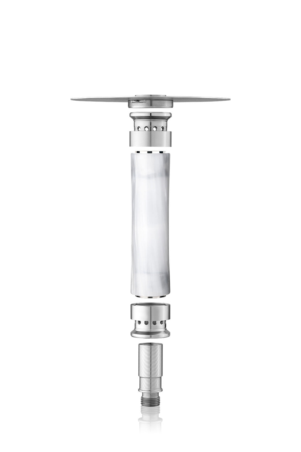 Steamulation X Blow Off Set in Epoxy Marble White for Pro X Mini, clean and minimalist design, image 12 of 12
