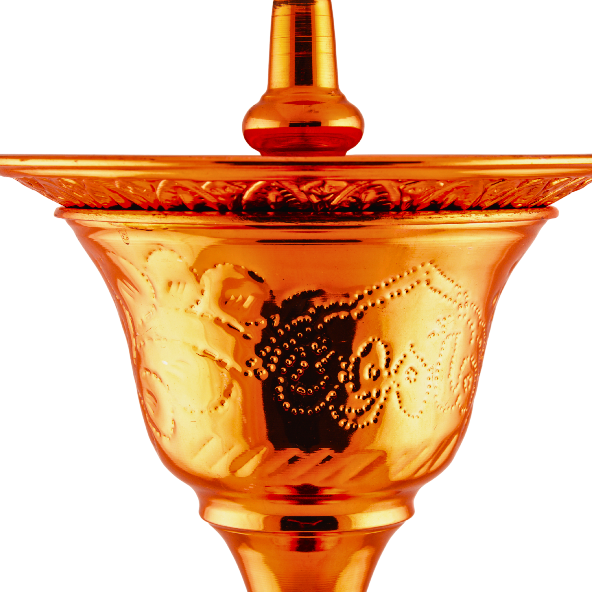 Khalil Mamoon Rose Ember Monarch 5124 – 72 cm, Engraved Crest Tray 11