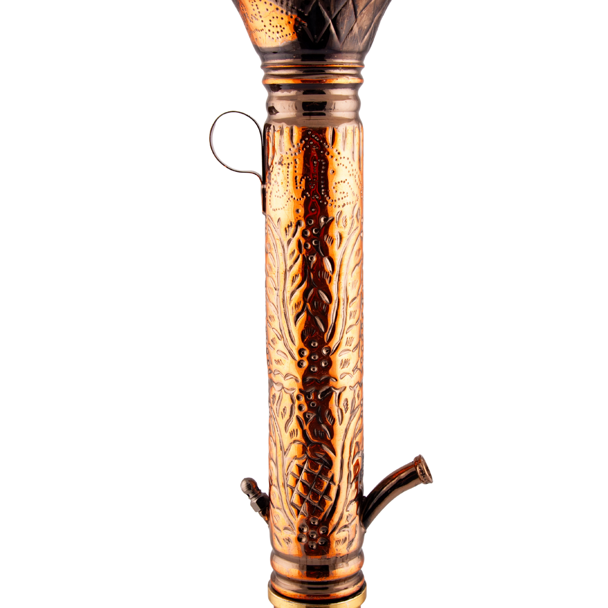 Khalil Mamoon Obsidian Mismatch 7621 – 85 cm, Engraved Column & Crest Tray 11