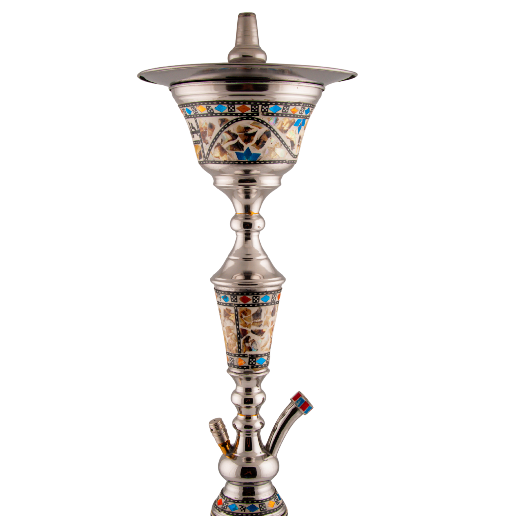 Khalil Mamoon 113116 Sadaf – 80 cm Silver Stem, Blue Mosaic Base 11