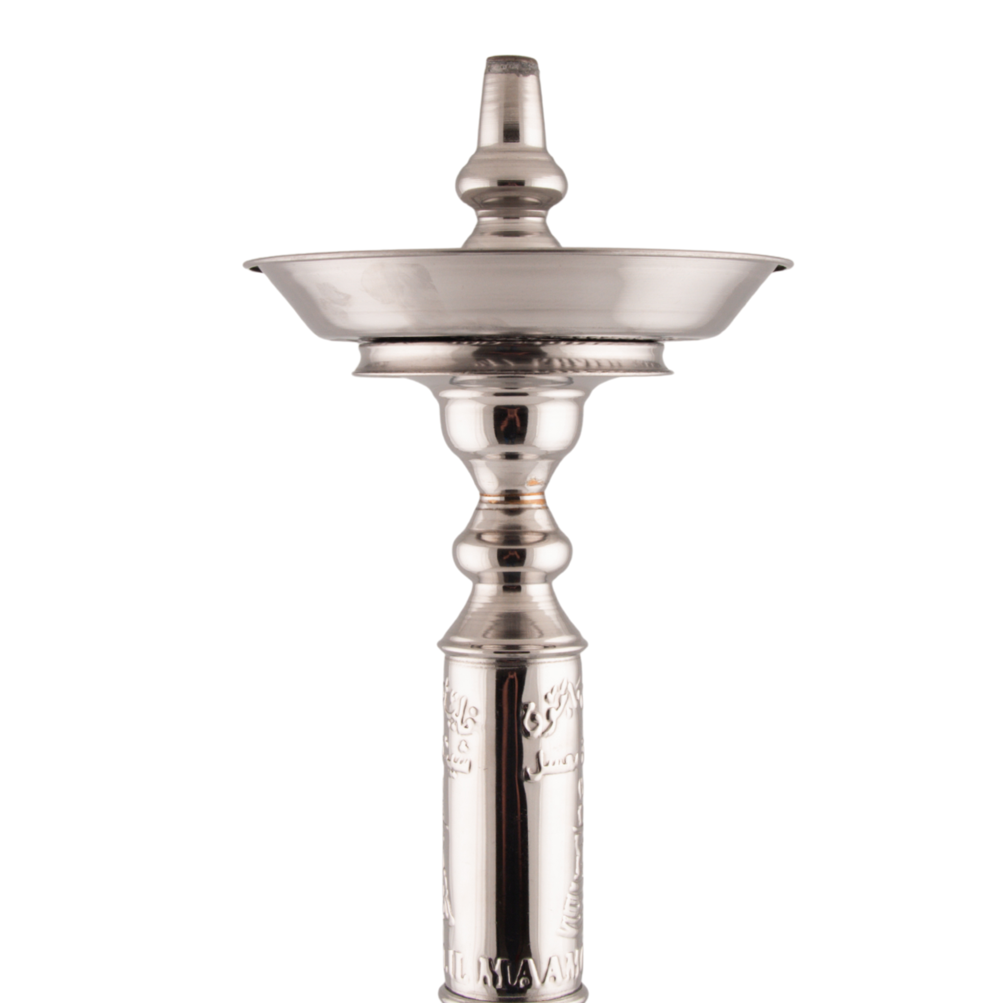 Khalil Mamoon Omda 1141 – 70 cm, Polished Steel Stem, Classic Bell Base 11