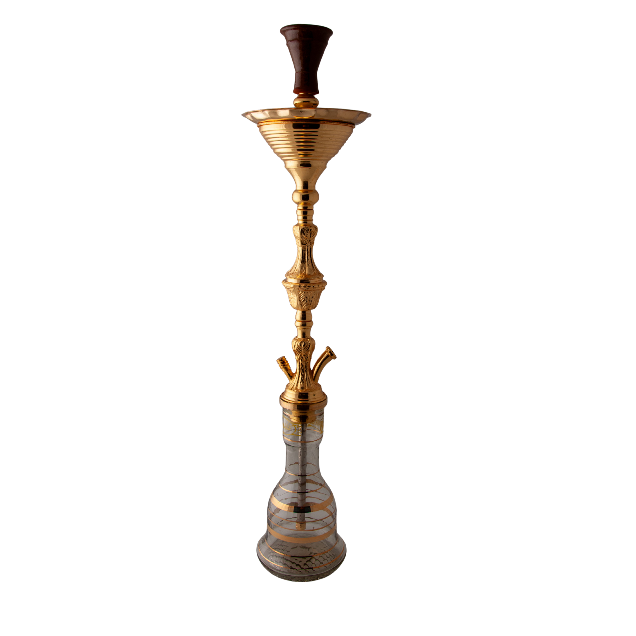 Khalil Mamoon Ice Turkey 2 Level Gold Shisha (Model 3293) — 80 cm 11