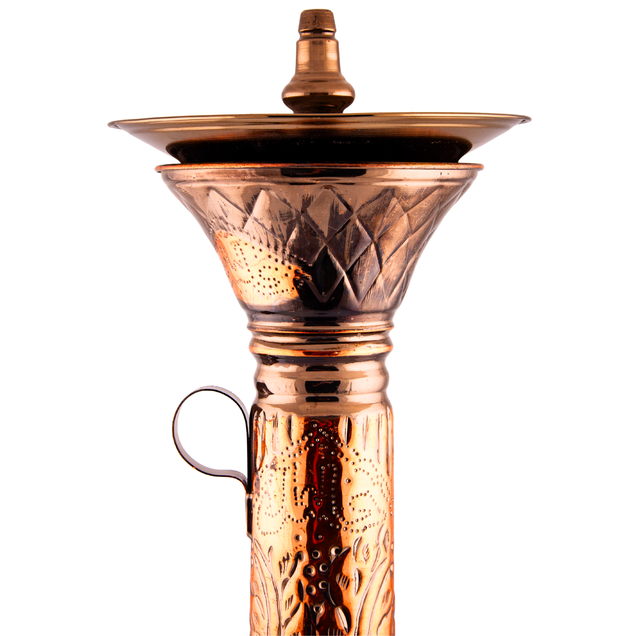 Khalil Mamoon Obsidian Mismatch 7621 – 85 cm, Engraved Column & Crest Tray 12