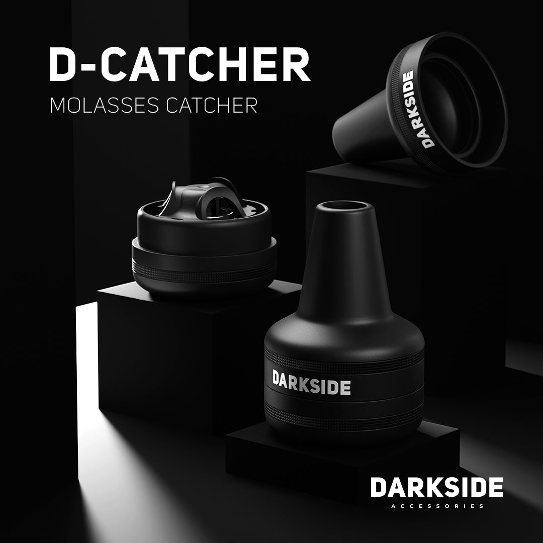 Darkside D-Catcher molasses catcher — black, 12 ml, magnetic silicone seal.