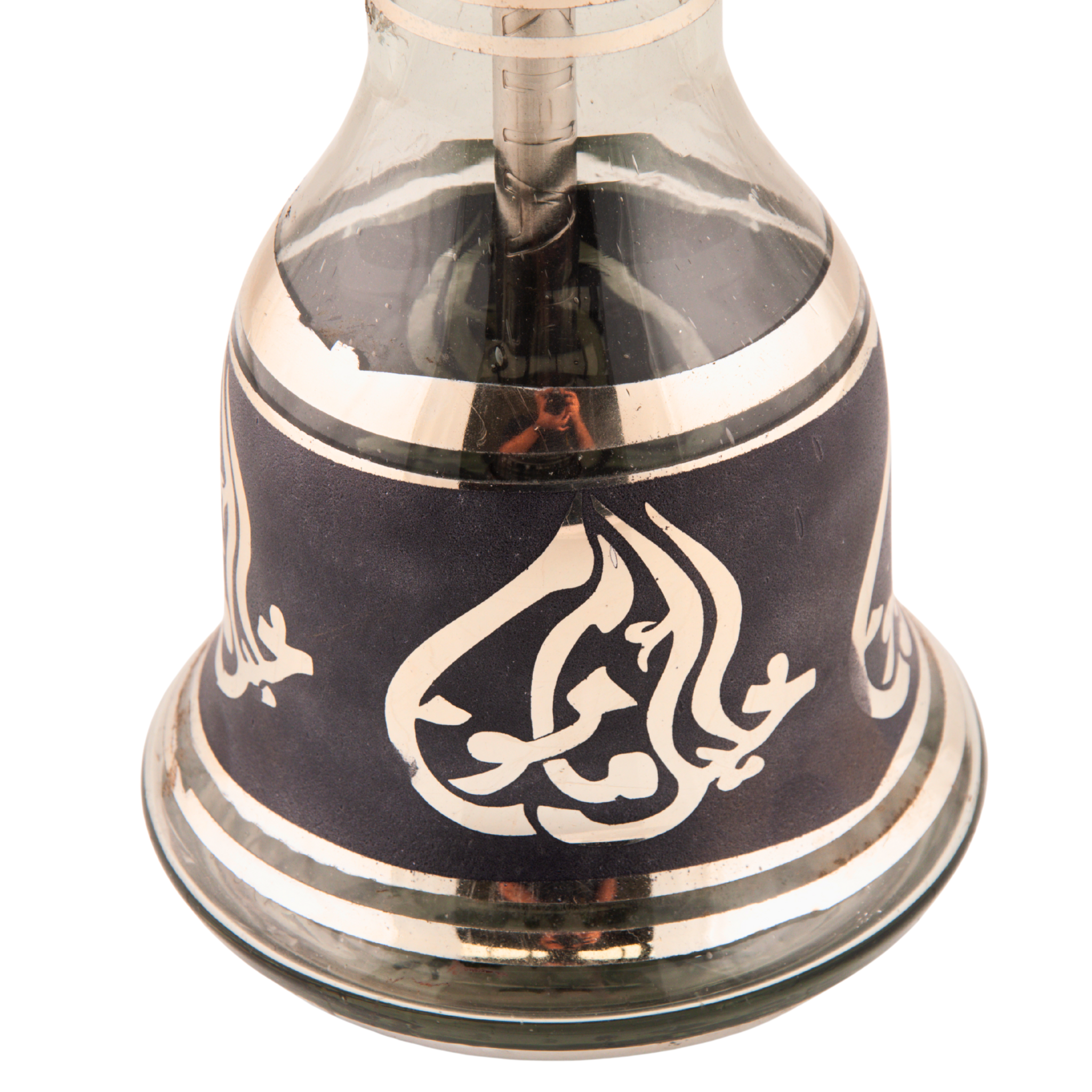 Khalil Mamoon Omda 1141 – 70 cm, Polished Steel Stem, Classic Bell Base 15