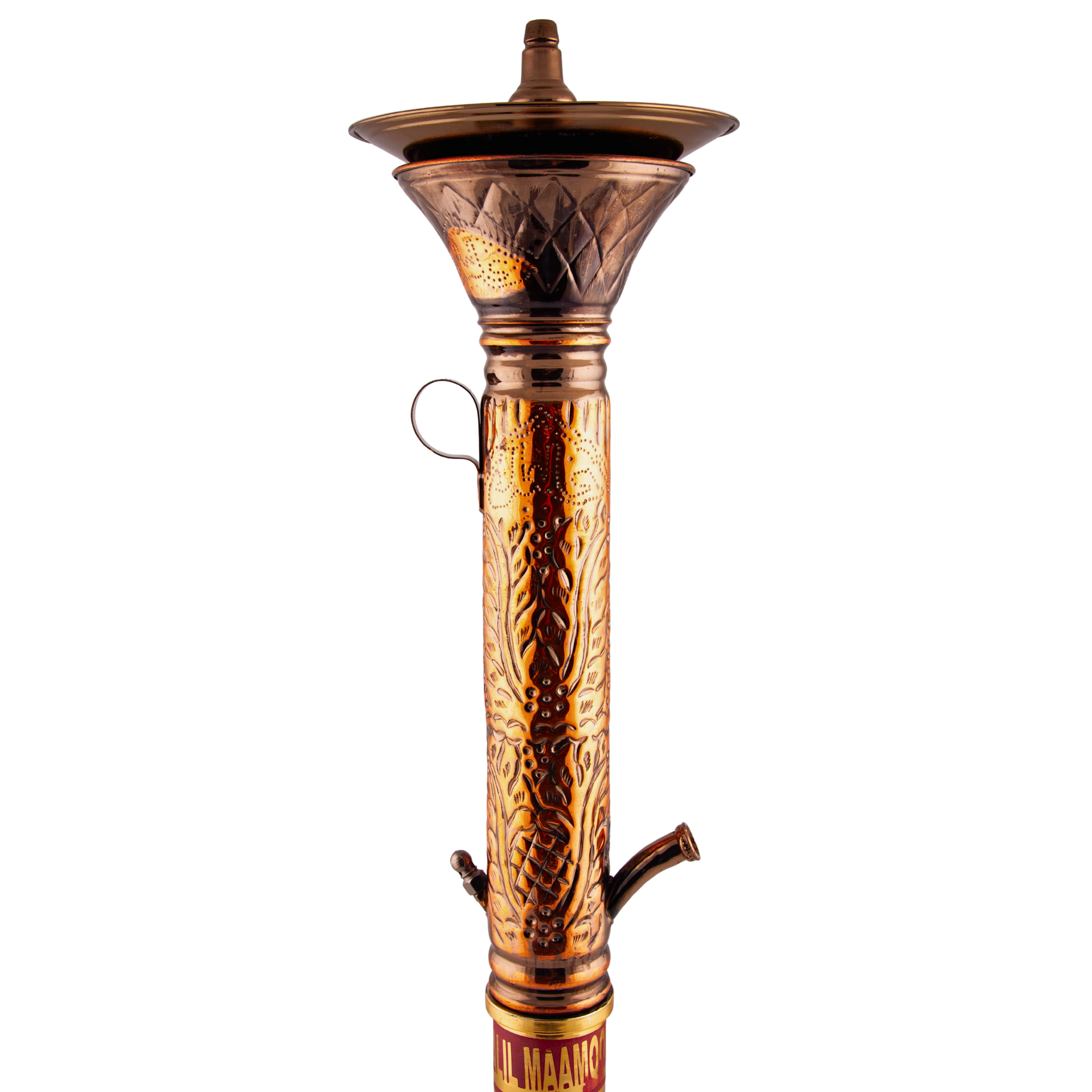 Khalil Mamoon Obsidian Mismatch 7621 – 85 cm, Engraved Column & Crest Tray 16