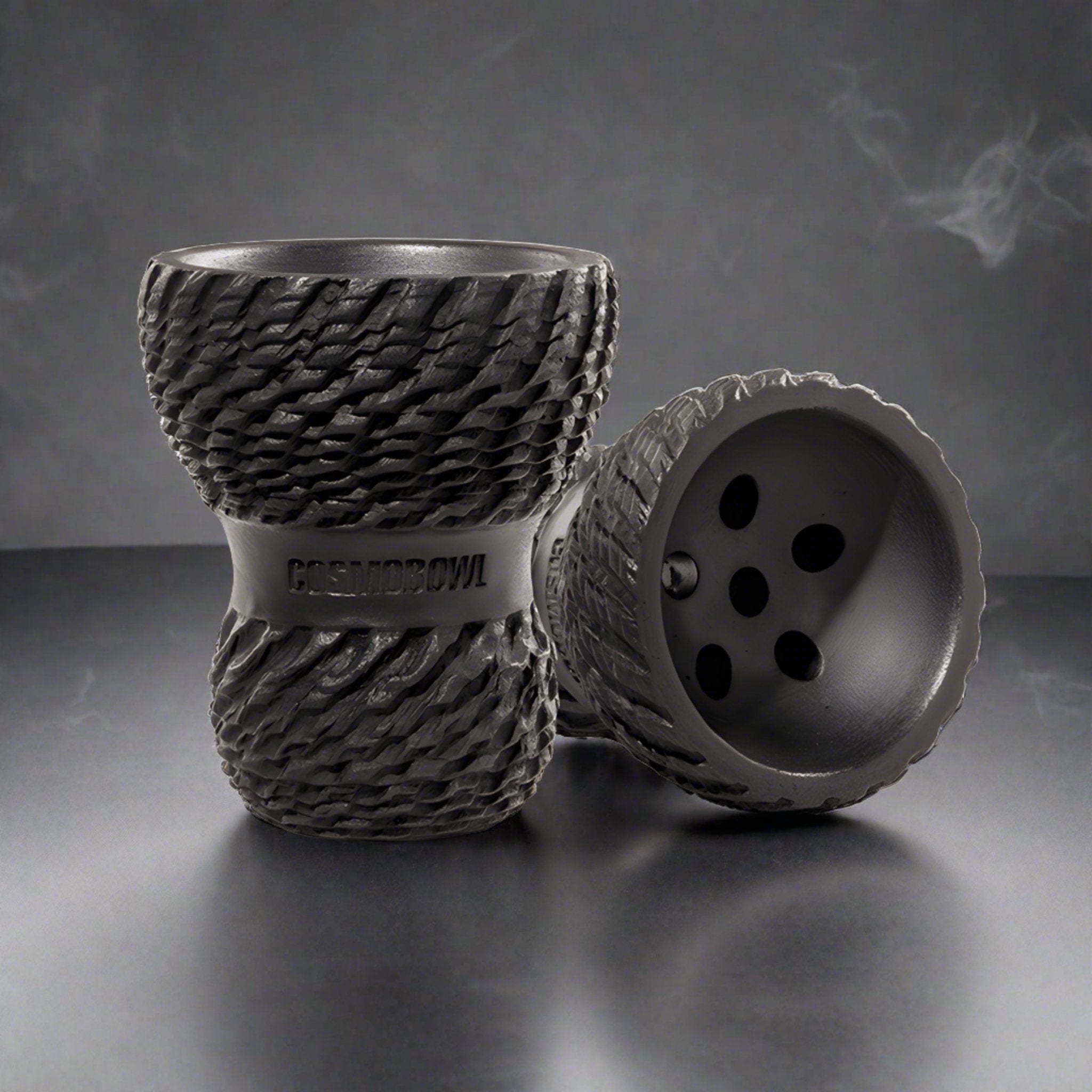 Cosmo Predator red clay multi-hole shisha bowl