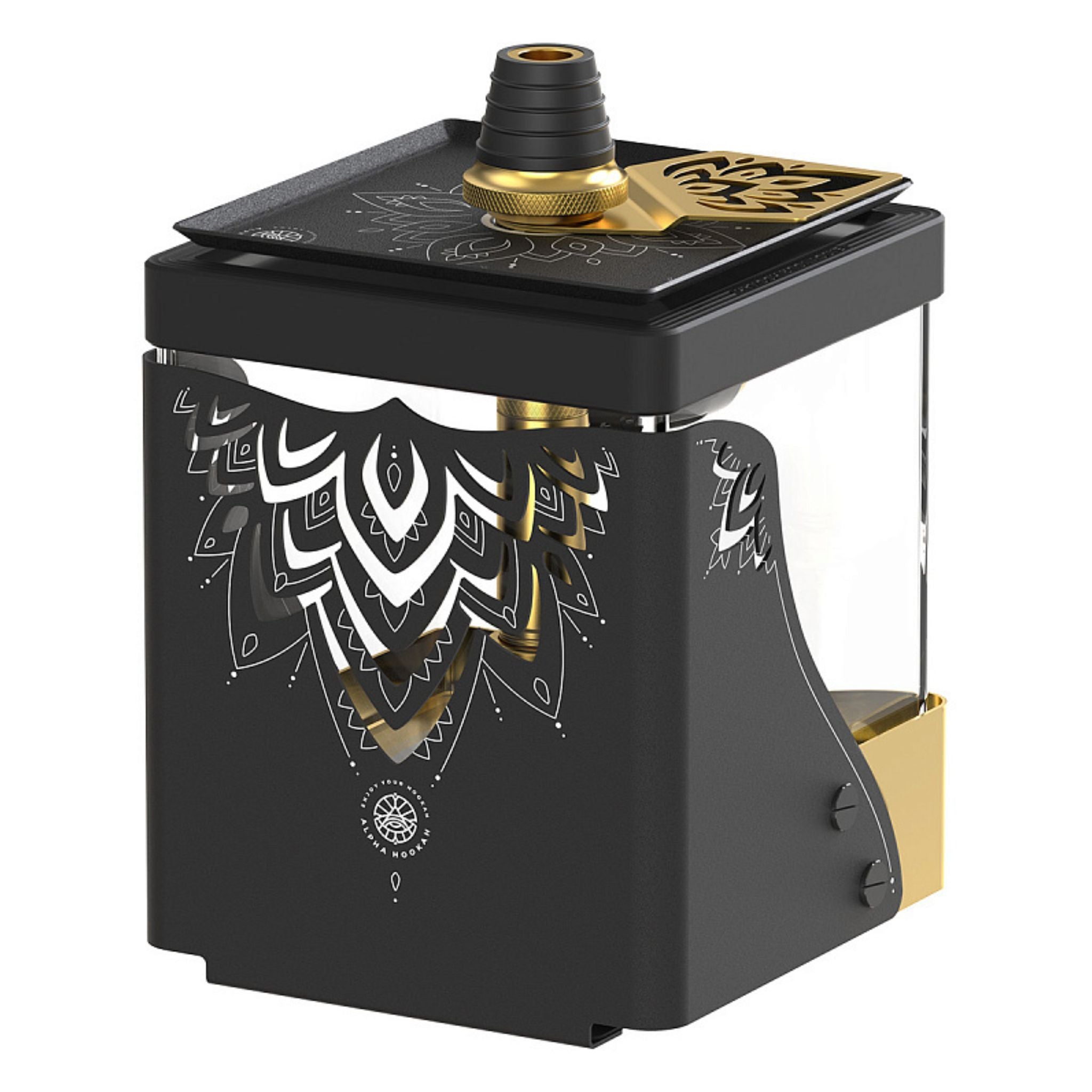 Alpha Hookah Smart Box EXZO - Gold 2