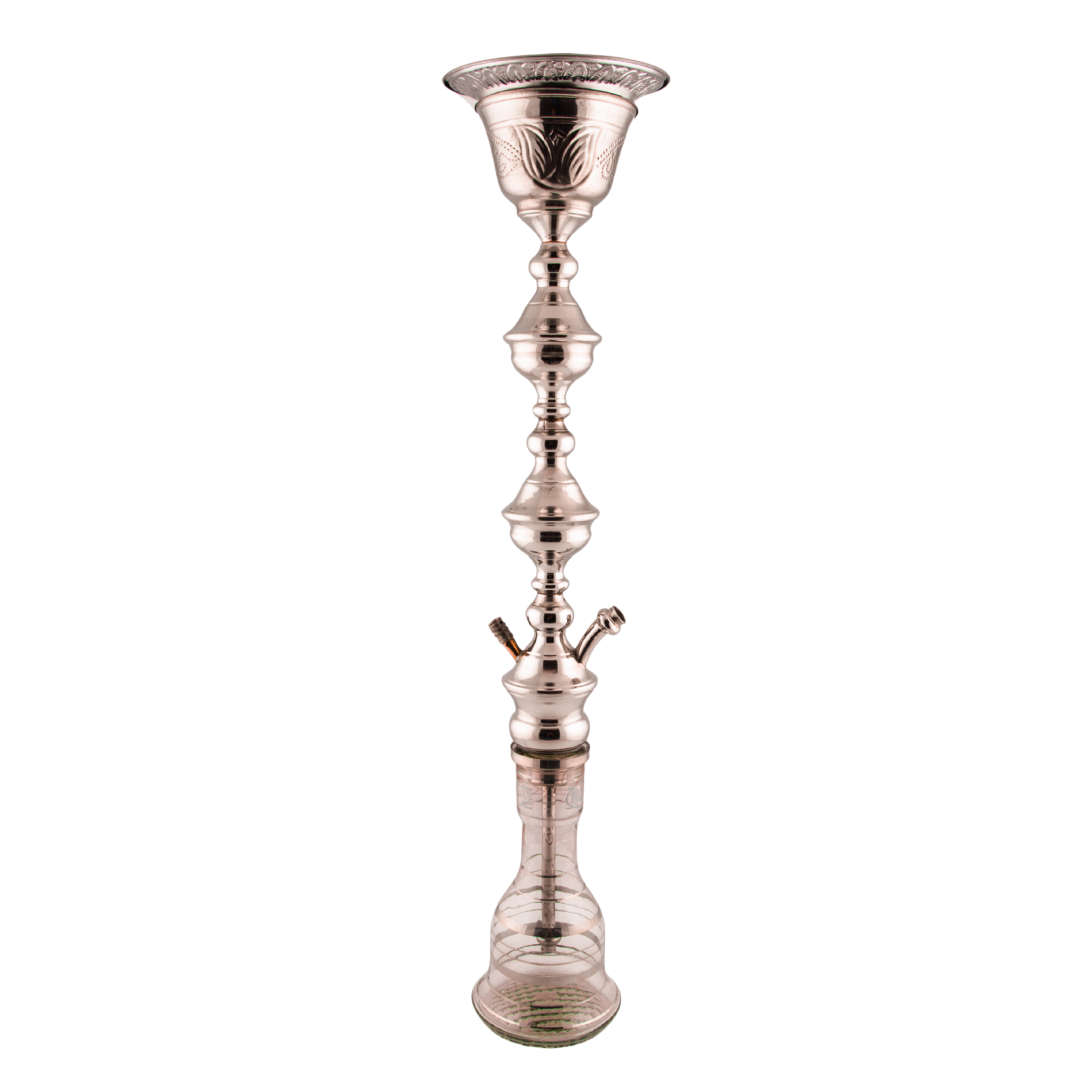 Khalil Mamoon 3479 Imperial Lotus – 100 cm Silver Stem, Classic Bell Base 3