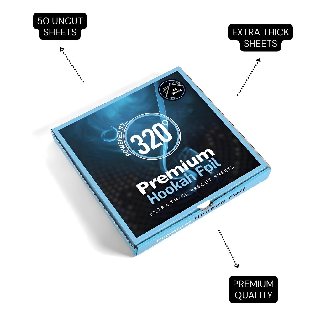 320° - 320° Heavy Duty Hookah/Shisha Foil Sheets (Pre-Cut), image 12 of 17