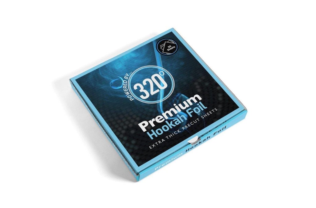320° - 320° Pre-Cut Heavy Duty Hookah/Shisha Foil Sheets - The Premium Way