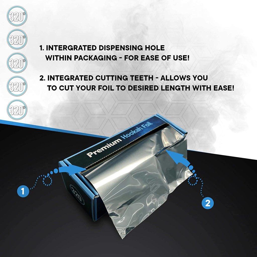 320° - 320° Shisha Foil 40 Microns Roll & Precision Cutter, image 12 of 13