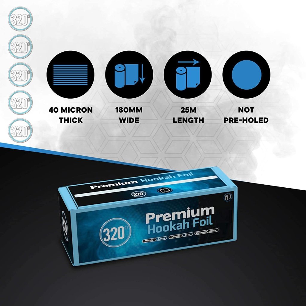 320° - 320° Shisha Foil 40 Microns Roll & Precision Cutter, image 11 of 13