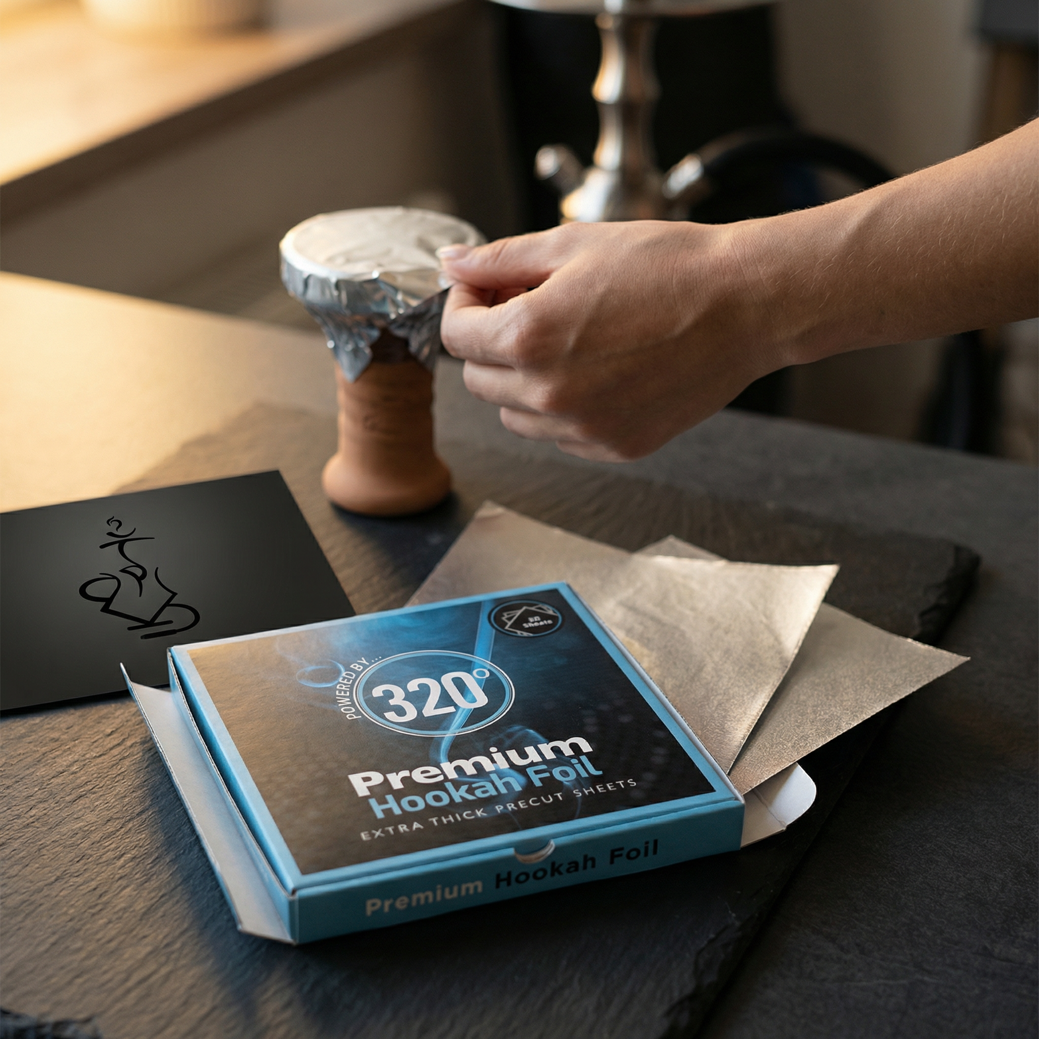 320° Pre-Cut Shisha Foil 50-Pack 2