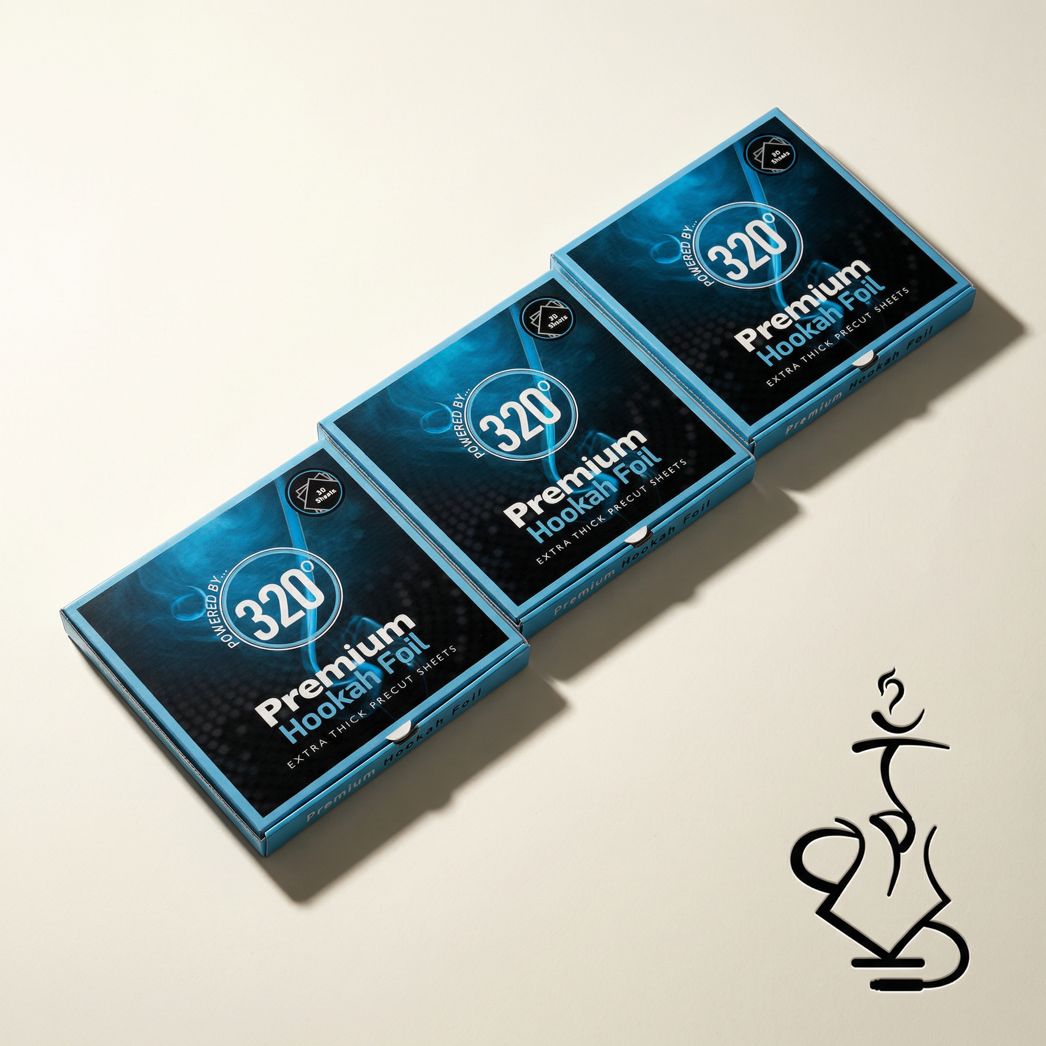 320° Pre-Cut Shisha Foil 50-Pack 3