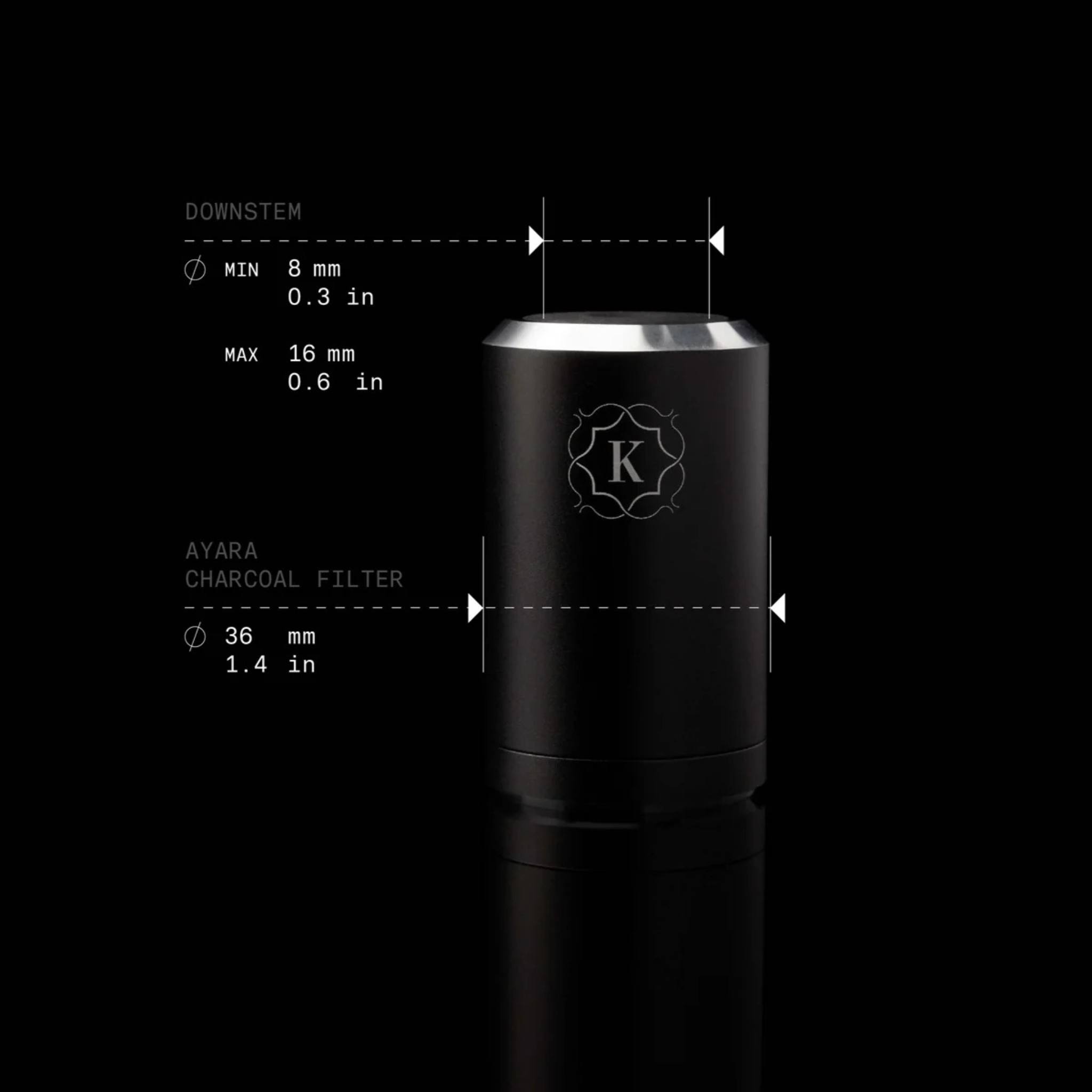 Kaloud Ayara Large Carbon Filter Adapter – Niris 3