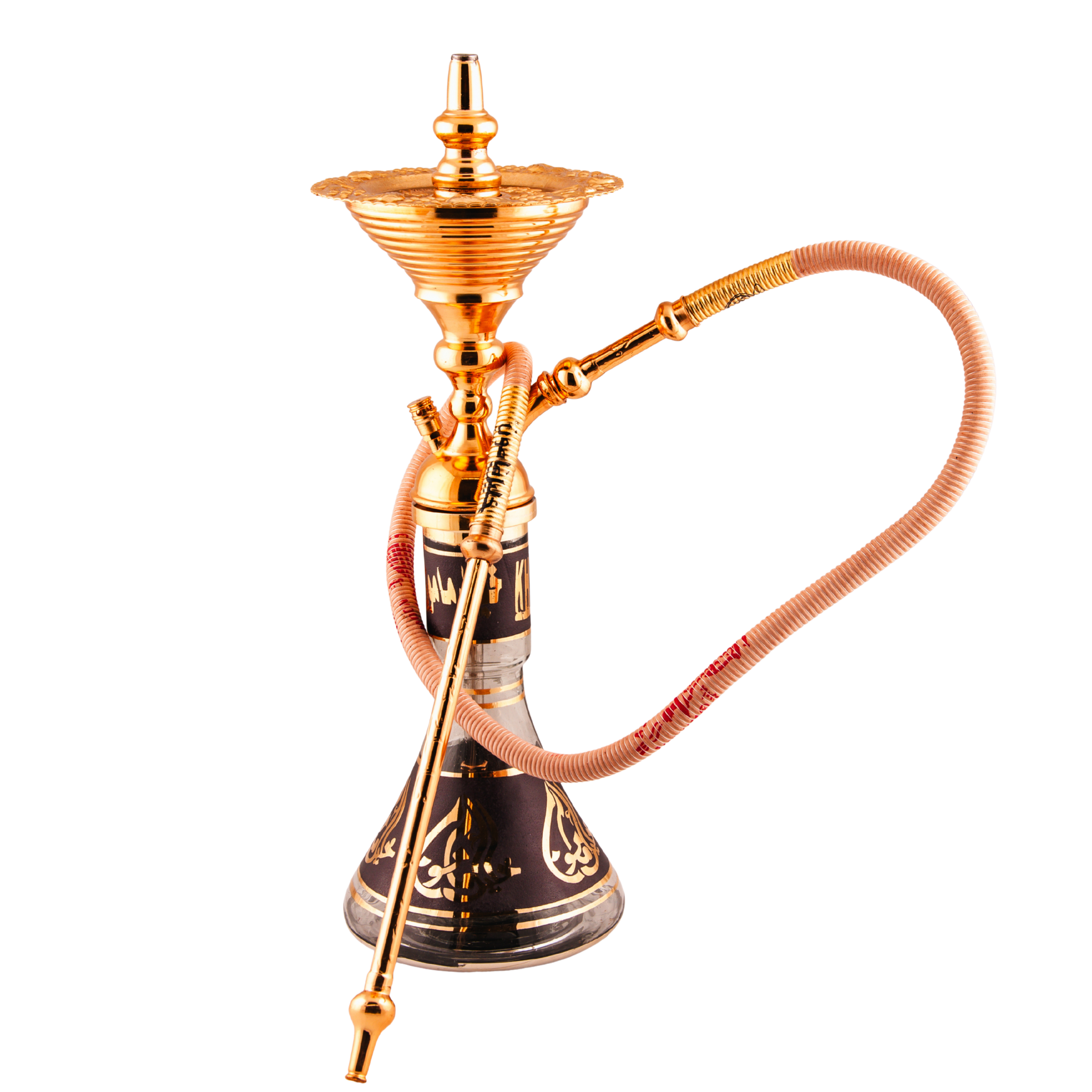 Khalil Mamoon Crown Noir 1143 – 55 cm Gold, Noir Calligraphy Base 4