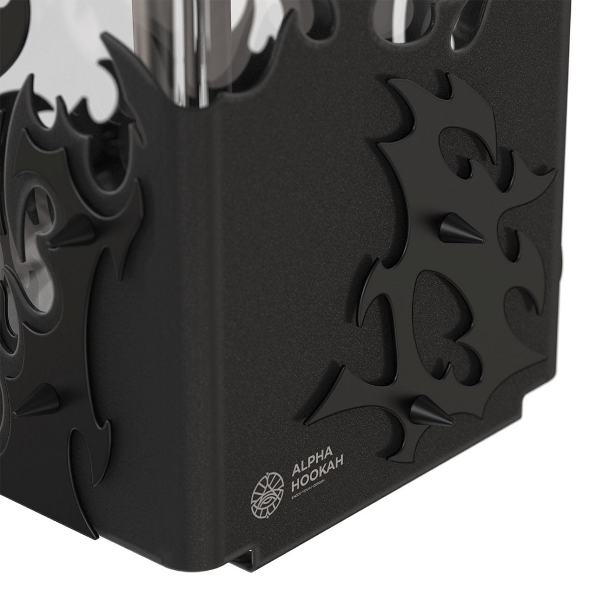 Alpha Hookah Smart Box EXZO - Tribal Black 3