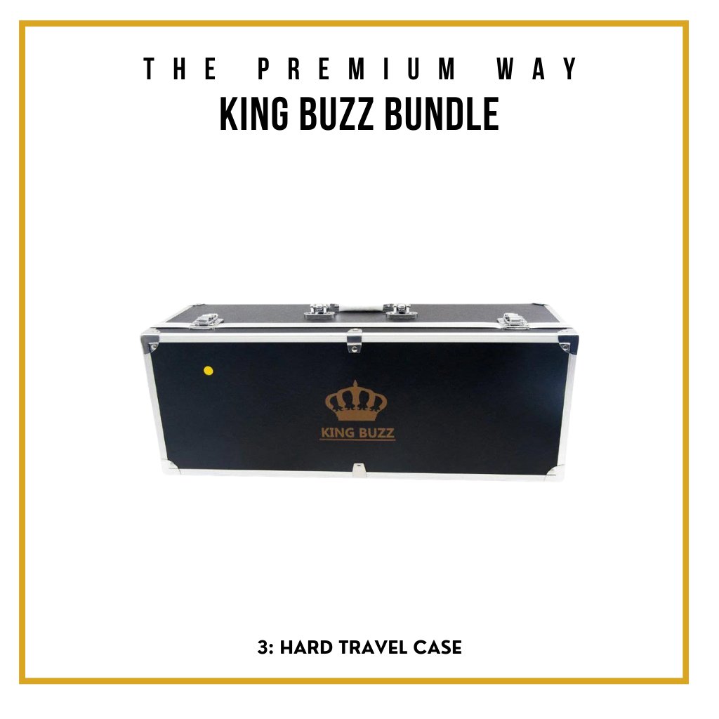 King Buzz Beginner’s Shisha Kit — 40 cm Stainless Steel, 12-Piece Set 5