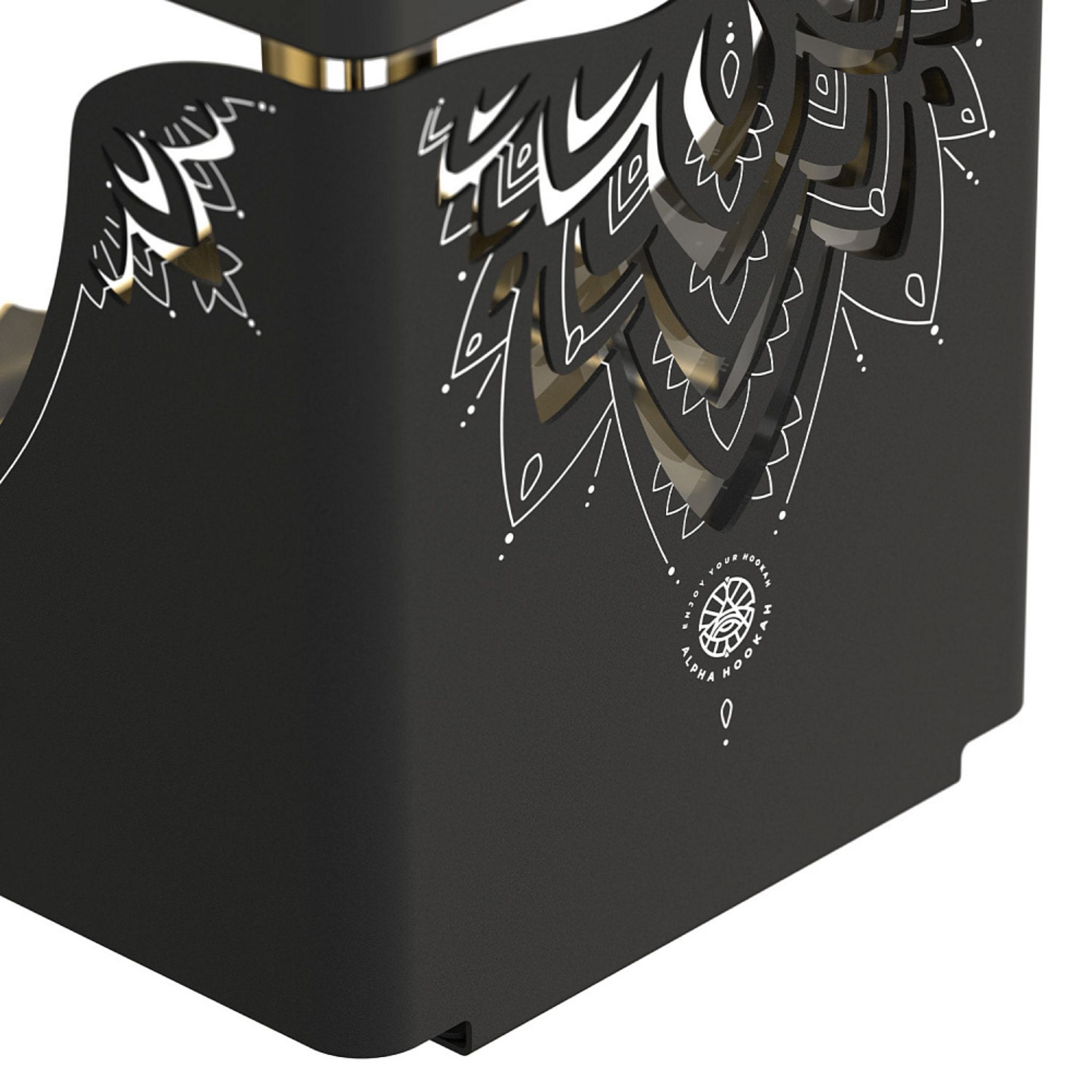 Alpha Hookah Smart Box EXZO - Gold 4