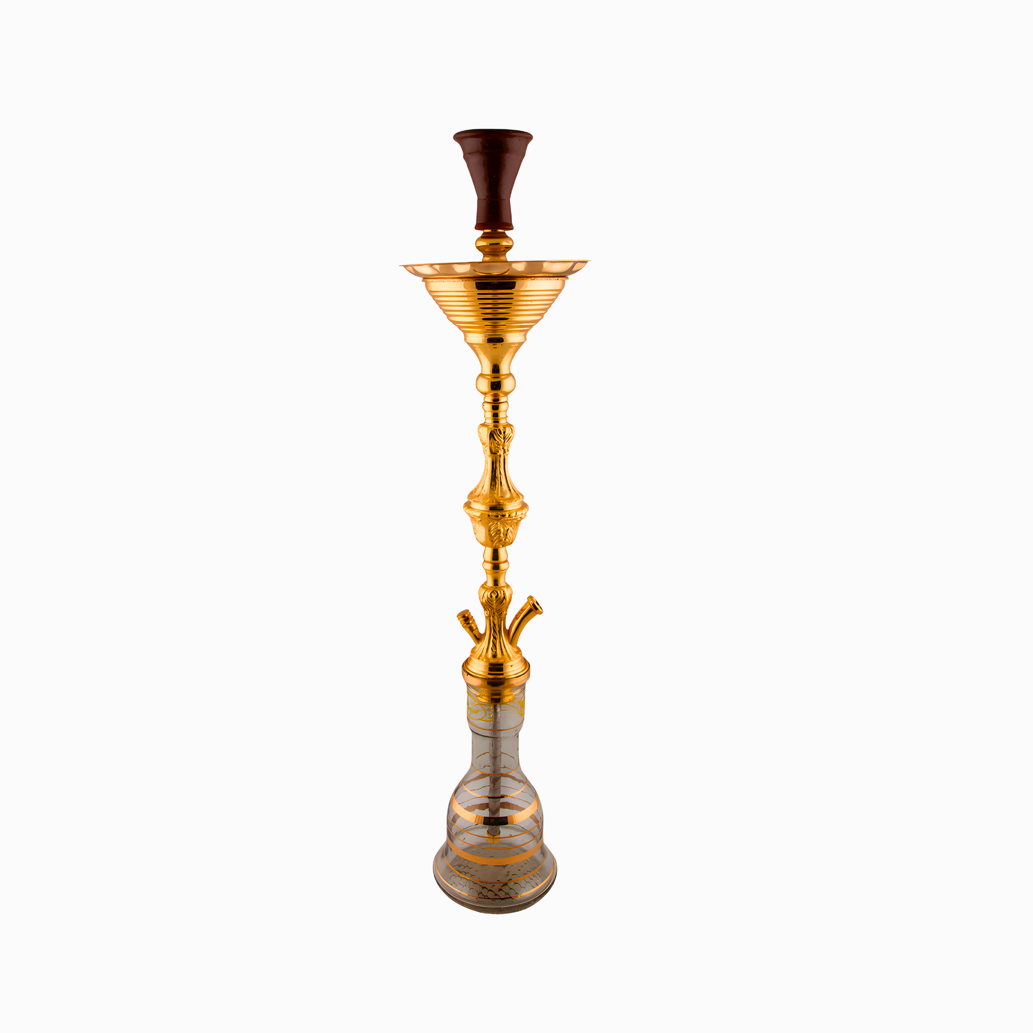 Khalil Mamoon Ice Turkey Level 2 Gold Shisha — 80 cm Ice Bucket