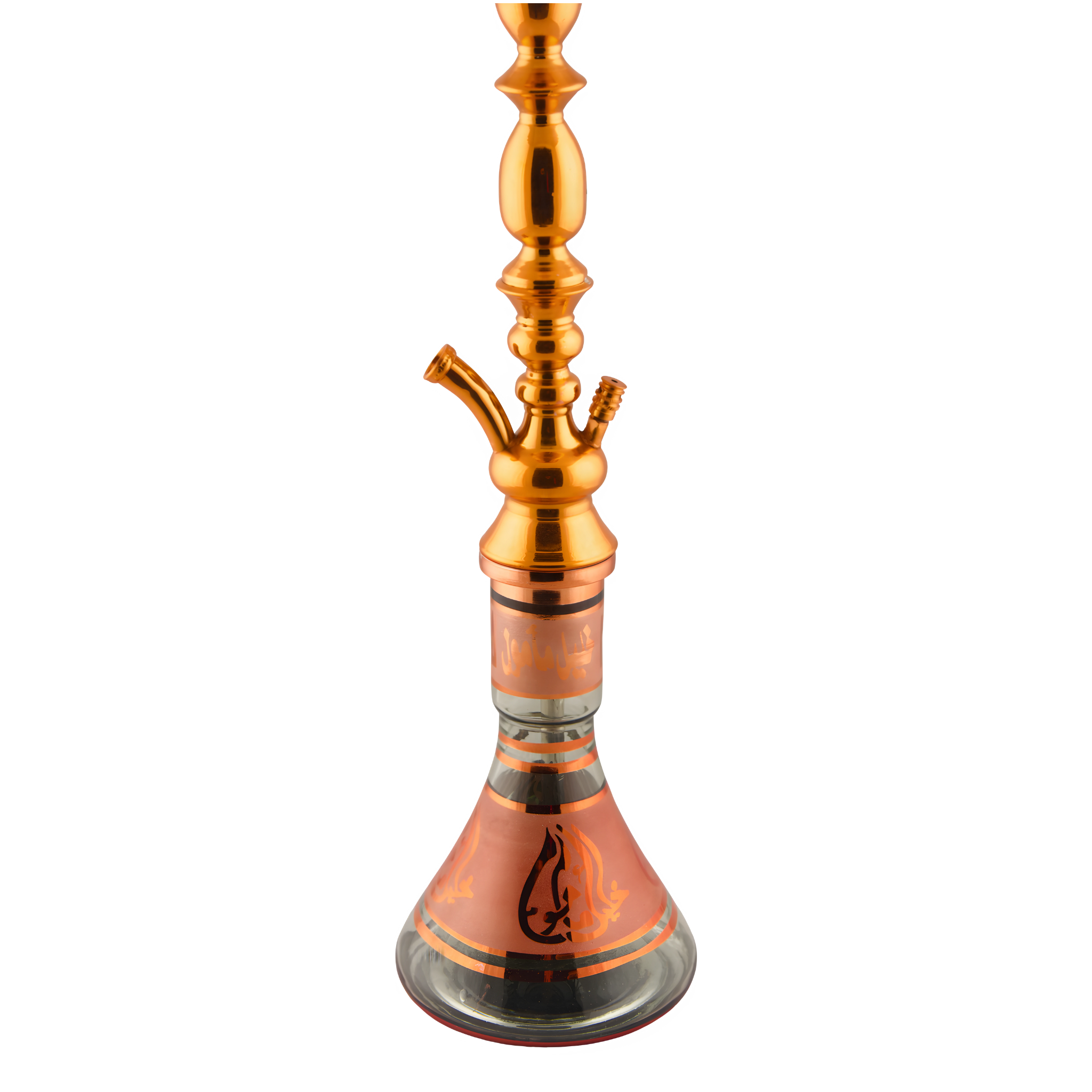 Khalil Mamoon Zuhria 2 Level Red Shisha (Model 1104) — 90 cm 4