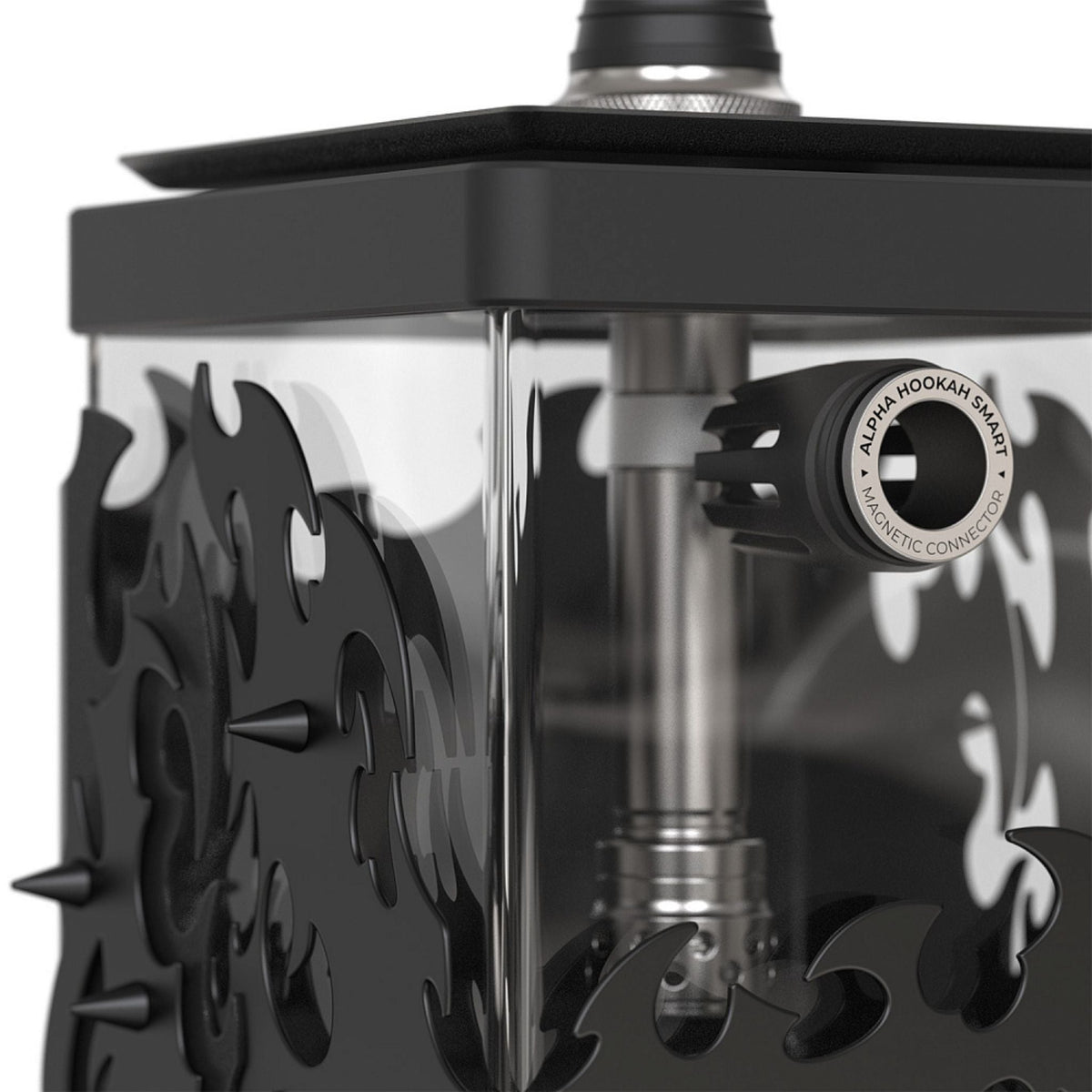 Alpha Hookah Smart Box EXZO Tribal Black Shisha, image 5 of 7
