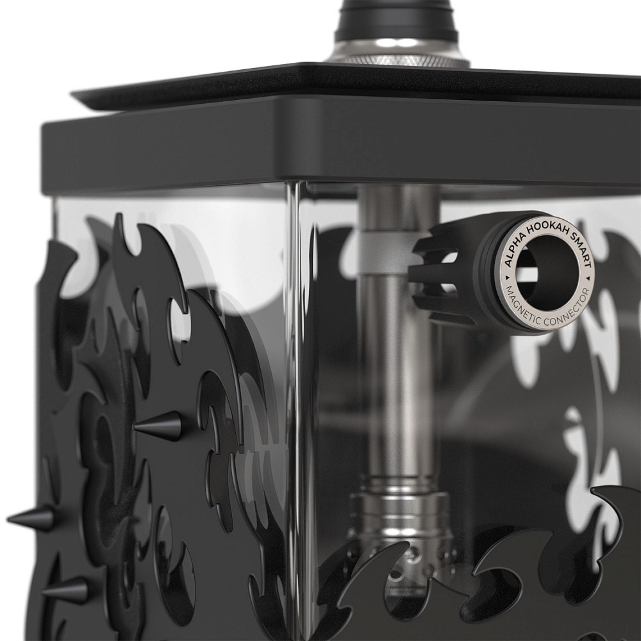 Alpha Hookah Smart Box EXZO - Tribal Black 5