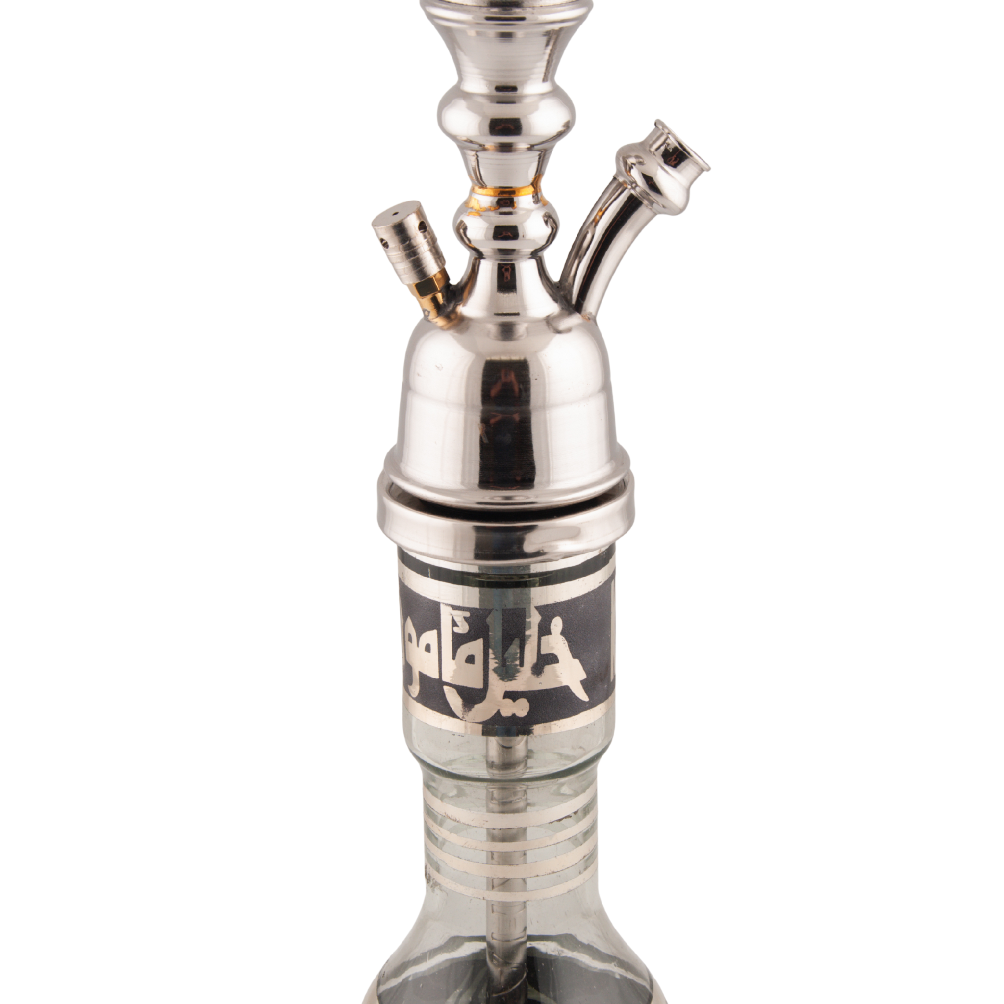 Khalil Mamoon Omda 1141 – 70 cm, Polished Steel Stem, Classic Bell Base 6