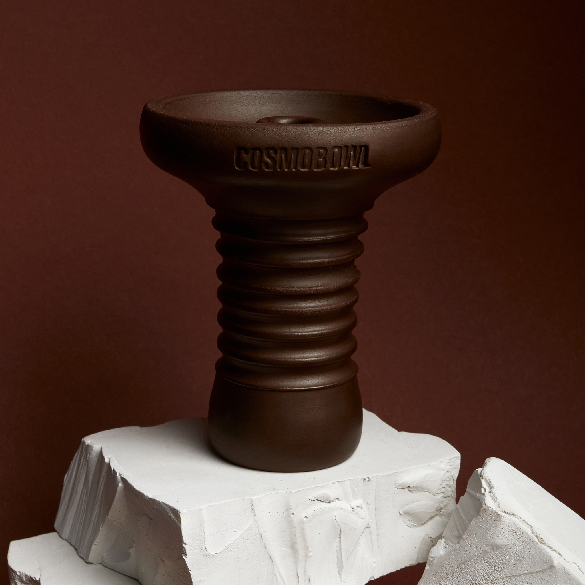 Cosmo Phunnel Saturn Red Clay Shisha Bowl 4