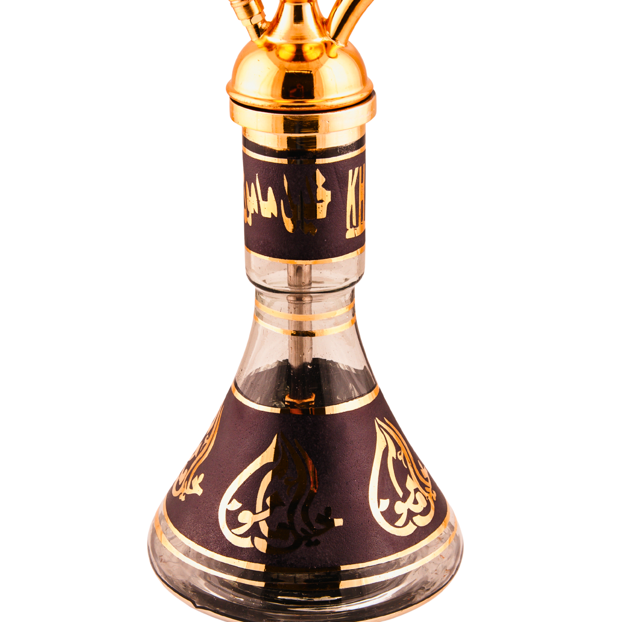 Khalil Mamoon Crown Noir 1143 – 55 cm Gold, Noir Calligraphy Base 8