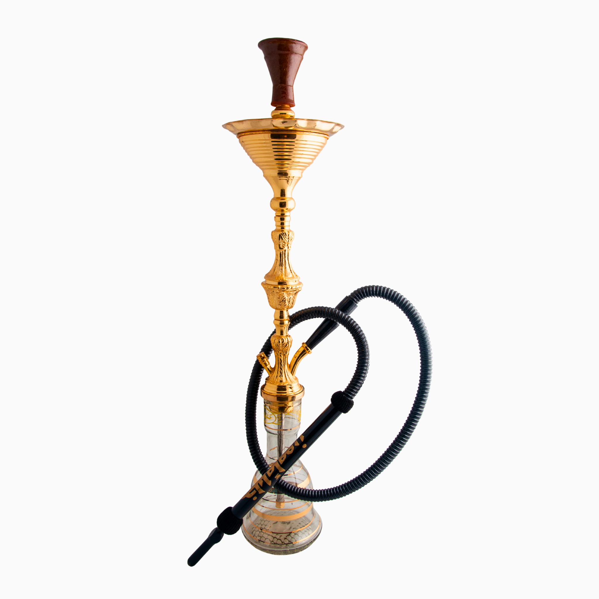 Khalil Mamoon Ice Turkey Level 2 Gold Shisha — 80 cm Ice Bucket 6