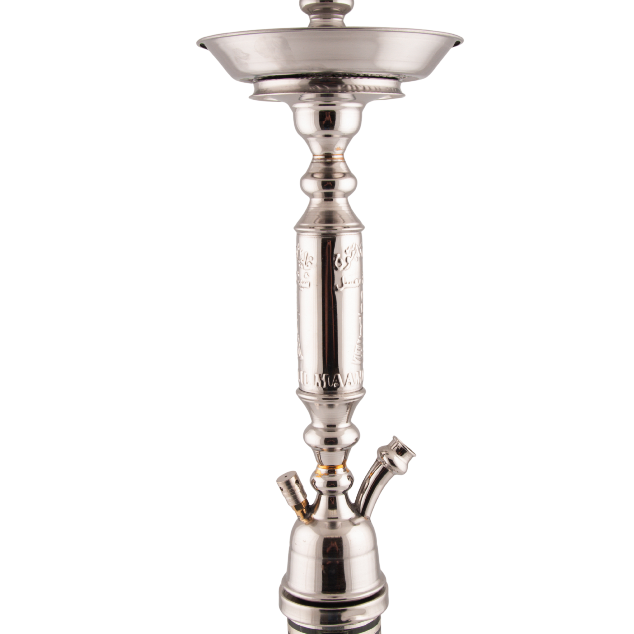 Khalil Mamoon Omda 1141 – 70 cm, Polished Steel Stem, Classic Bell Base 9