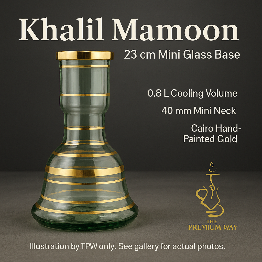 Khalil Mamoon Mini 23 cm Vase – Gold, KM Mini Fit