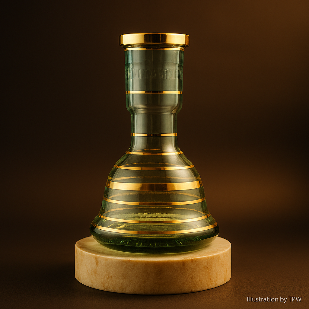 Khalil Mamoon Mini 23 cm Vase – Gold, KM Mini Fit