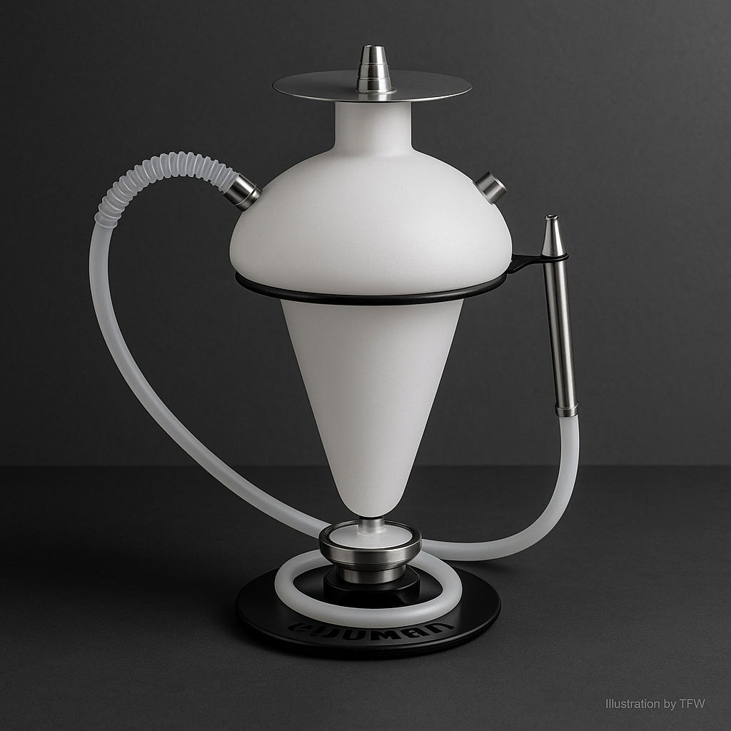 Oduman N5-Z Matt Glass Shisha Pipe 4
