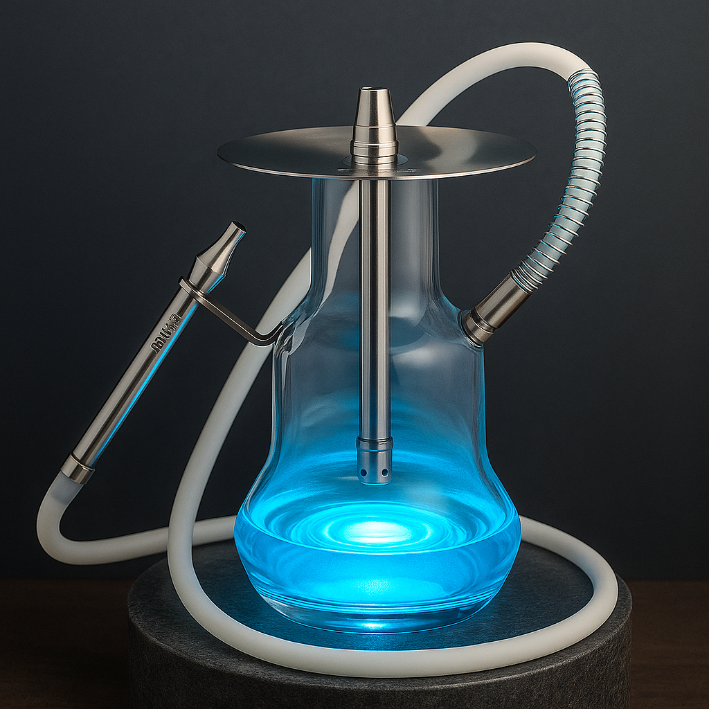 Oduman N4 Hookah – Premium Glass Hookah with LED