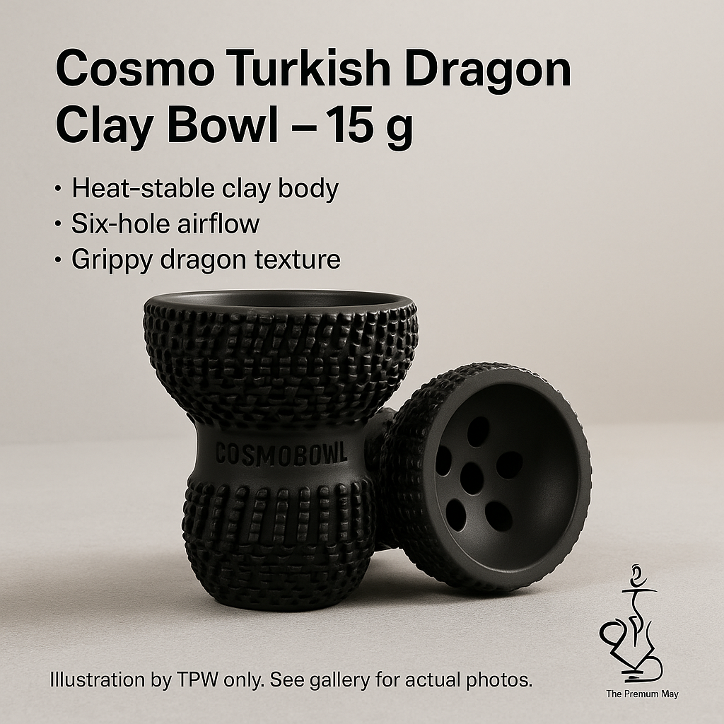 Cosmo Turkish Dragon Clay Bowl – 15 g