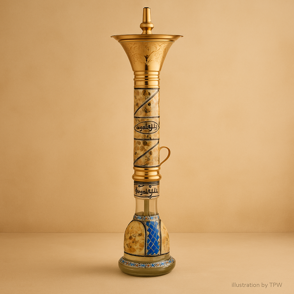 Khalil Mamoon Ice Dana Sadaf Shisha — 90 cm Ice Bucket
