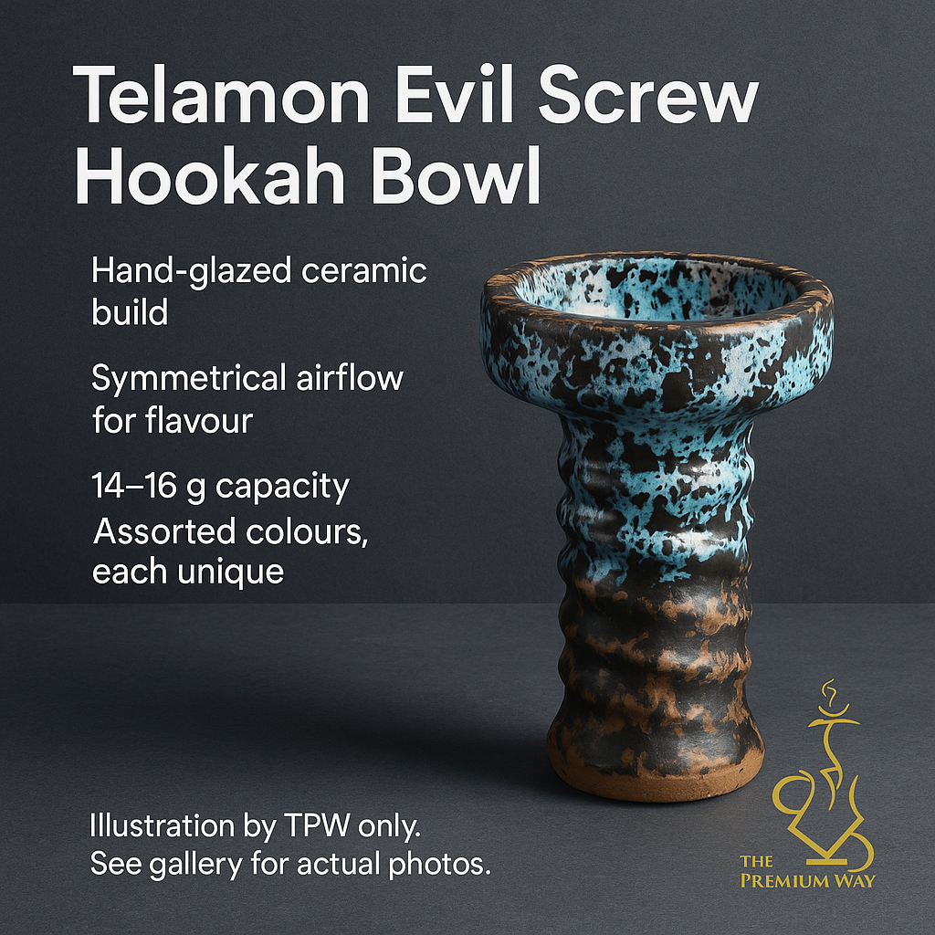 Telamon Evil Screw Hookah Bowl