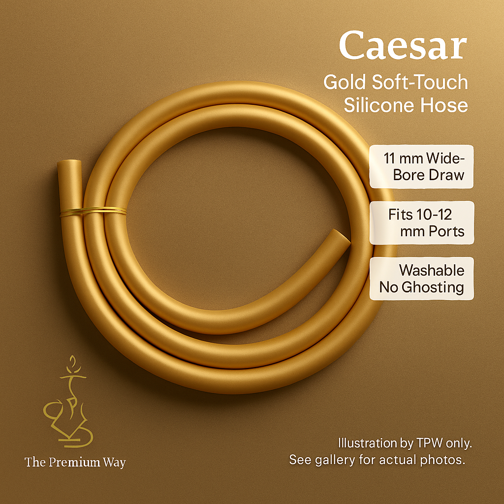 Caesar Gold Soft-Touch Silicone Hose 1.5 m