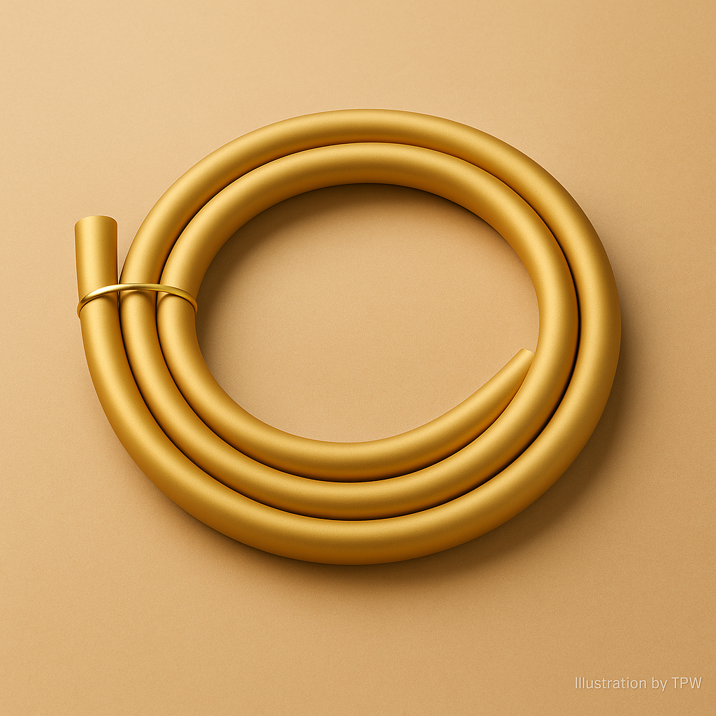 Caesar Gold Soft-Touch Silicone Hose 1.5 m 3