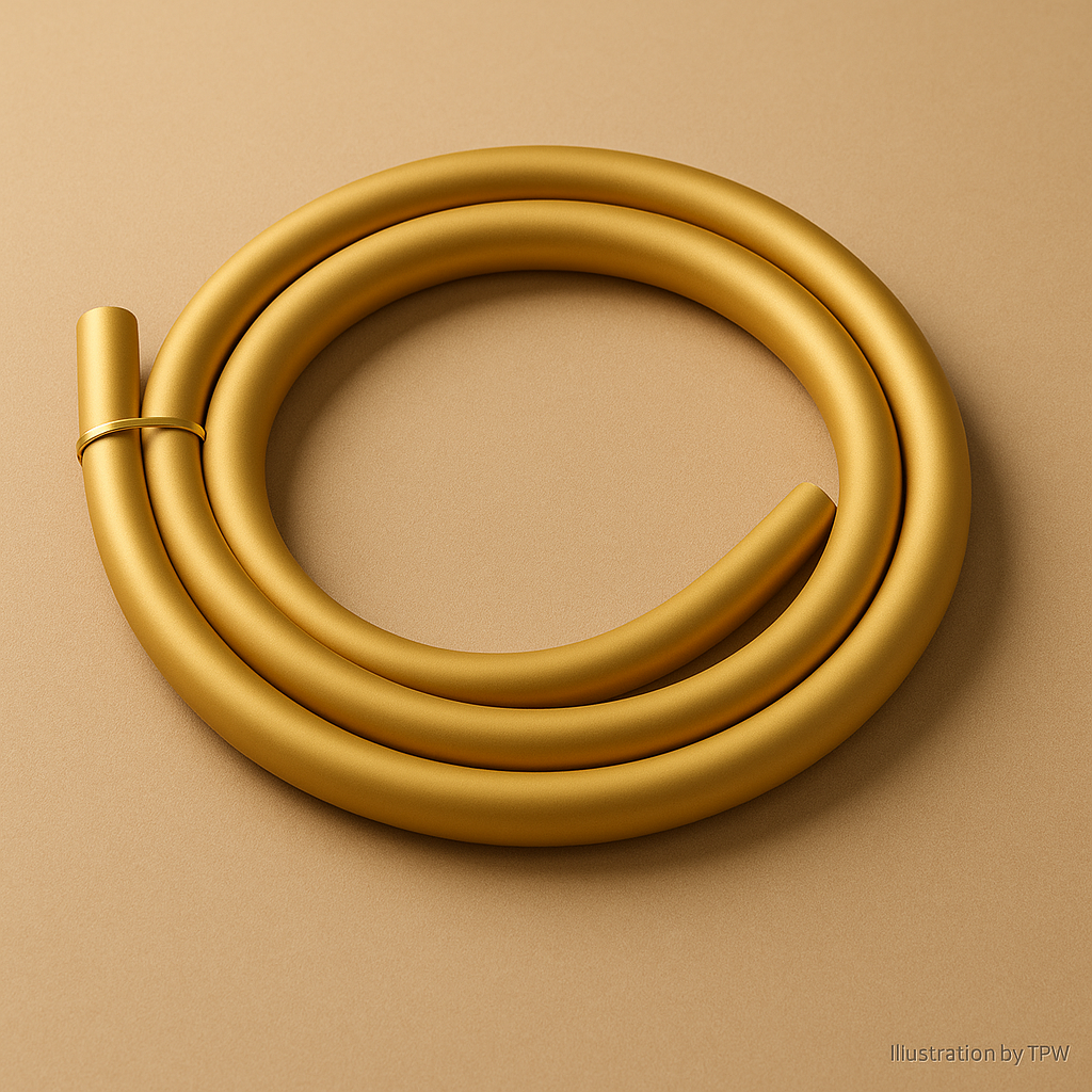 Caesar Gold Soft-Touch Silicone Hose 1.5 m